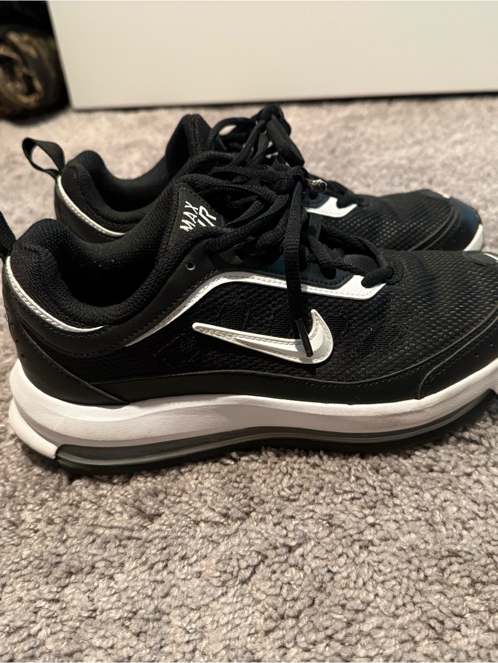 Nike Black and White Air Max